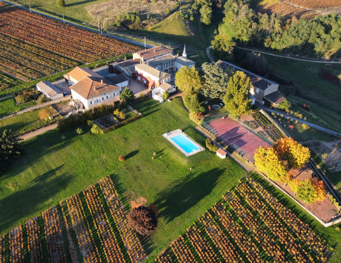 Photo vu du ciel château Grand&#039;Grange