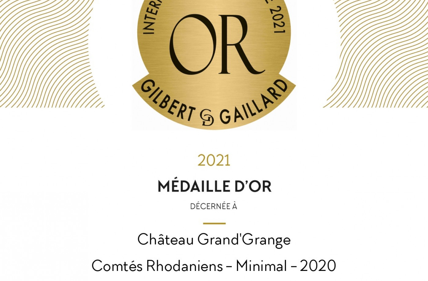 Médaille d’Or